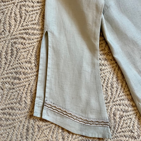 Pale Blue Linen Dress - Picture 2 of 2